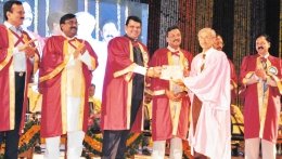 Felicitation by Dr. Vijay Kumar Gavit,  former Medical Education Minister MS.
